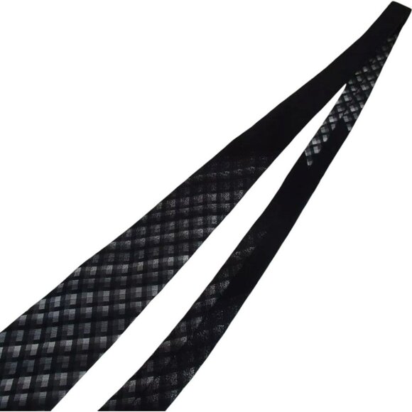 988136AP (S6) Louis Vuitton Tie Black Silk - Picture 4 of 14